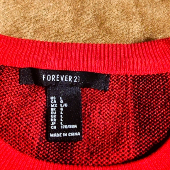 Forever 21 cropped short sleeve striped sweater - Picture 5 of 5